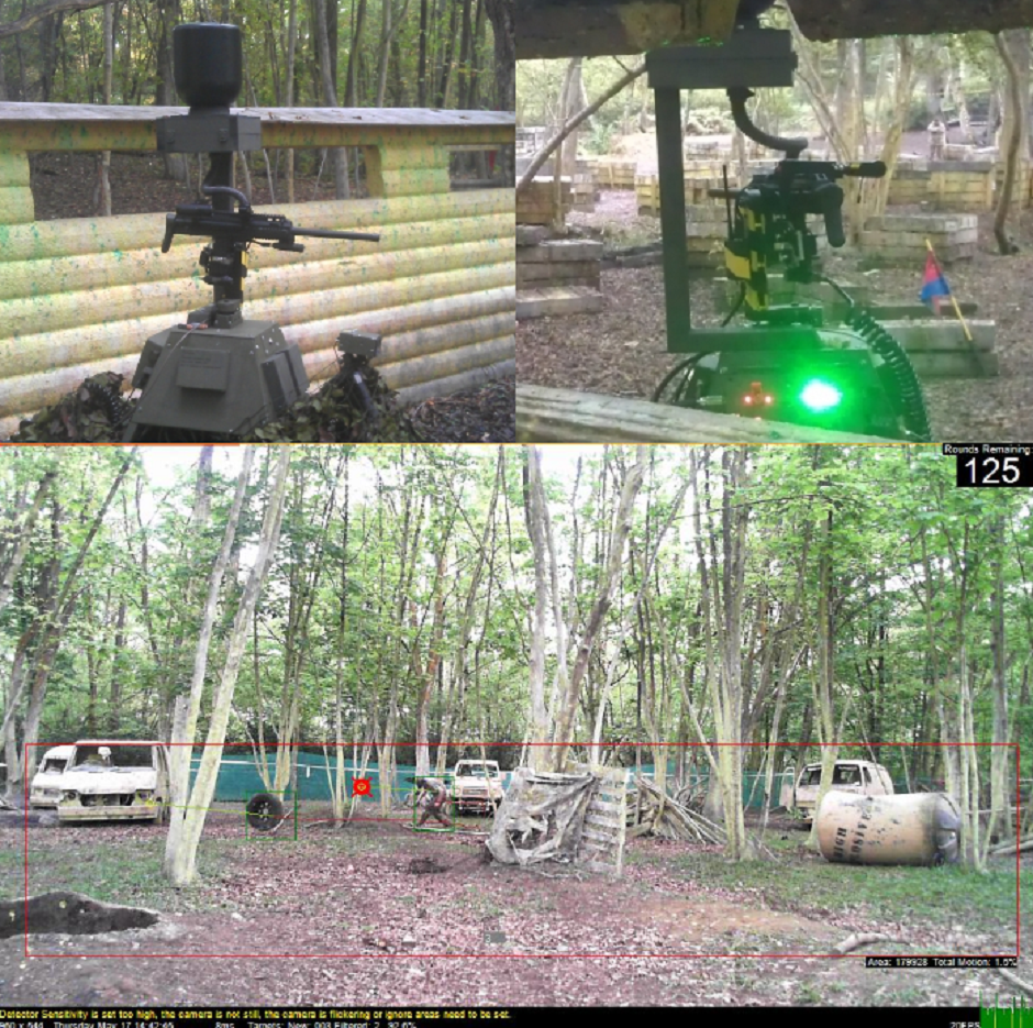 sentry gun turret sentry ptz camera targeting software paintball airsoft